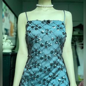 Early 2000’s bebe blue top